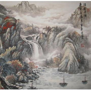 吴进良国画山水满载而归字画之家