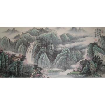 吴进良国画山水情若风云字画之家