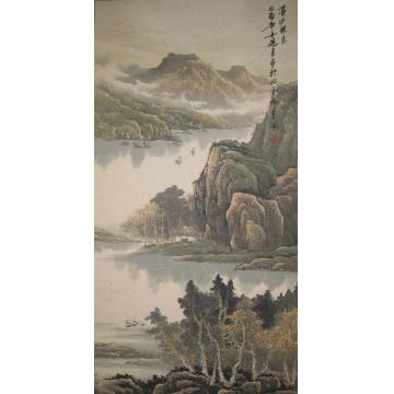 吴进良国画山水溪山秋色字画之家