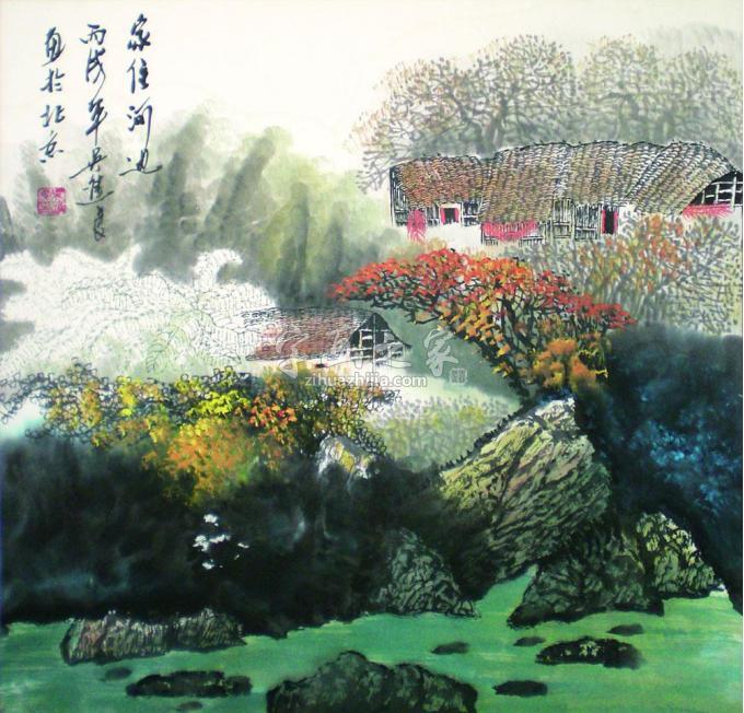 国画家吴进良字画之家