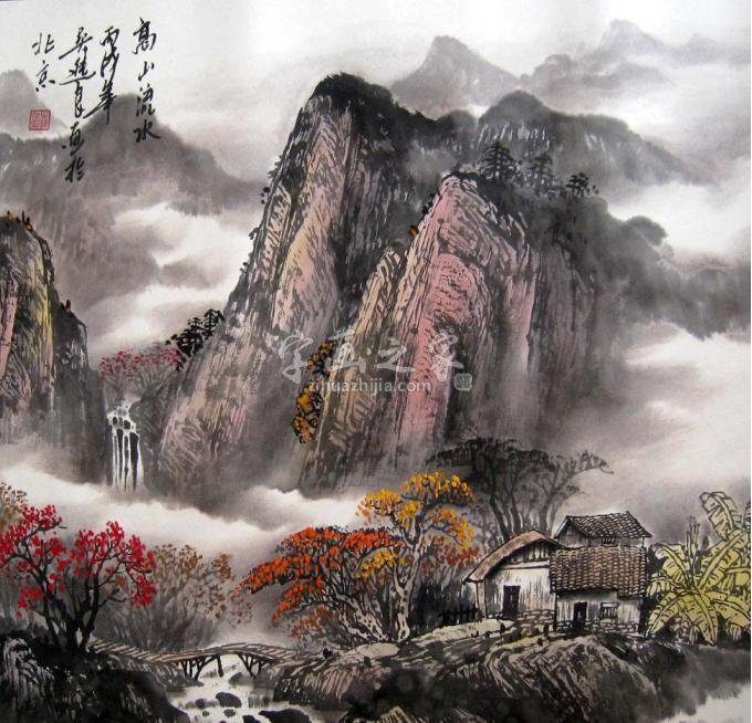 国画家吴进良字画之家