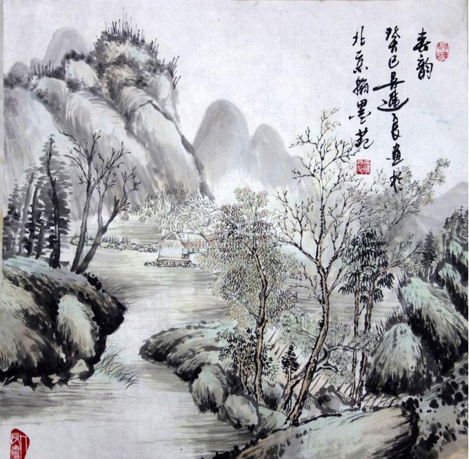国画家吴进良字画之家