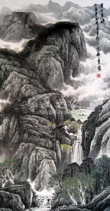 国画家吴进良字画之家