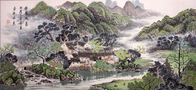 国画家吴进良字画之家