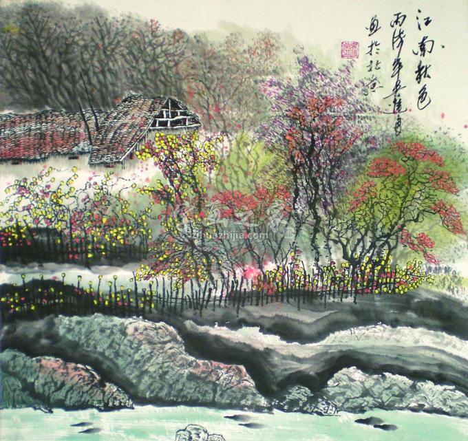 国画家吴进良字画之家