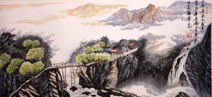 国画家吴进良字画之家