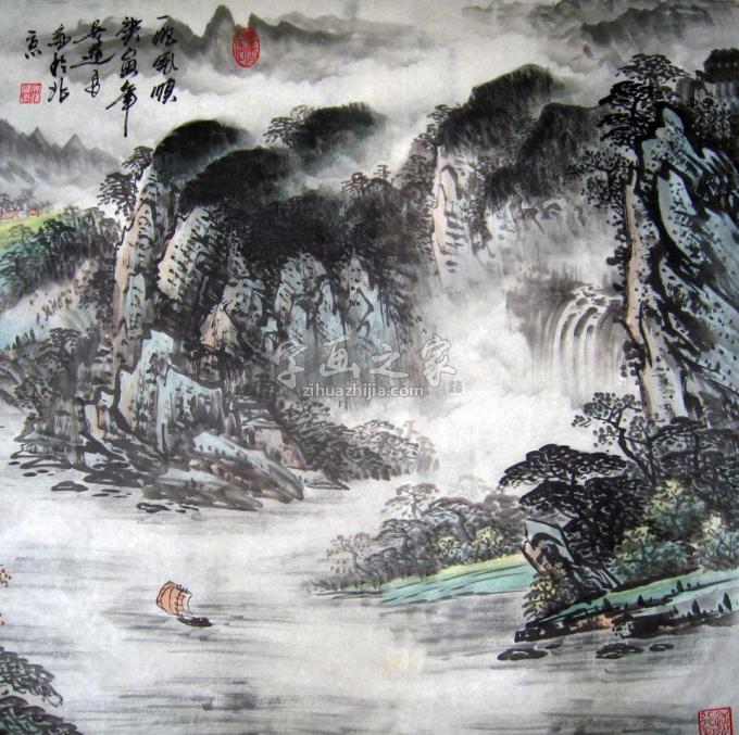 国画家吴进良字画之家