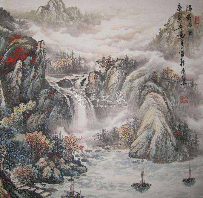 国画家吴进良字画之家