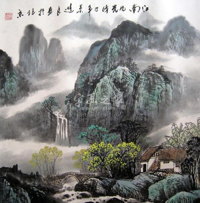 国画家吴进良字画之家