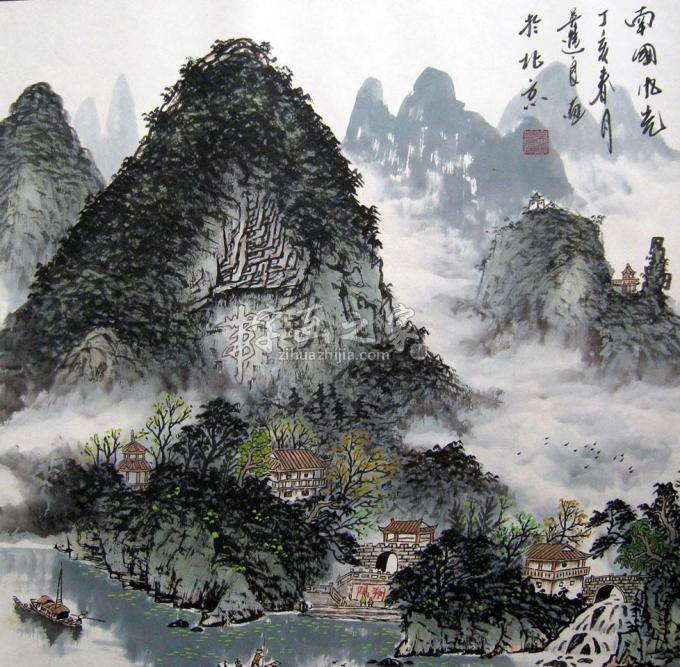 国画家吴进良字画之家