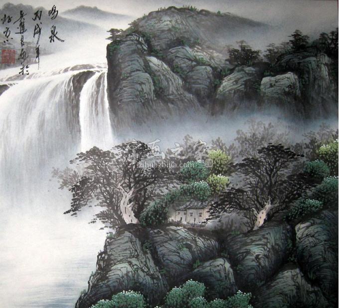 国画家吴进良字画之家