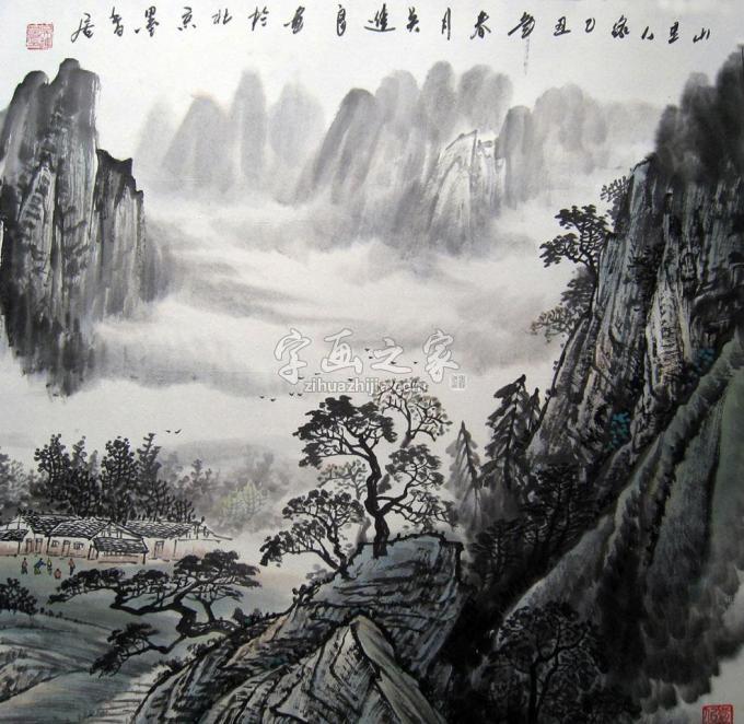 国画家吴进良字画之家