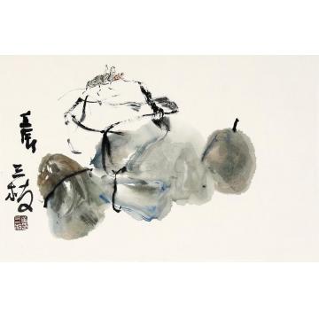 黄三枝国画花鸟花卉册页之六字画之家
