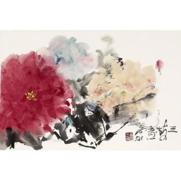 黄三枝国画花鸟花卉册页之七字画之家