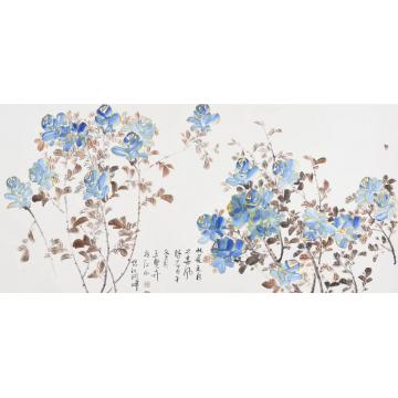 王晓卉国画花鸟月季字画之家
