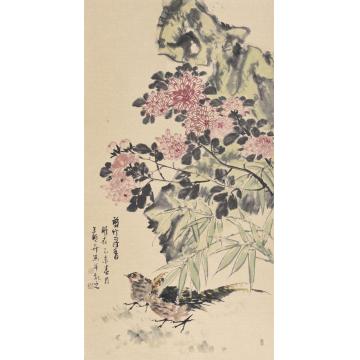 王晓卉国画花鸟剪竹寻香字画之家