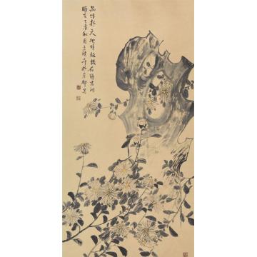 王晓卉国画花鸟品菊字画之家