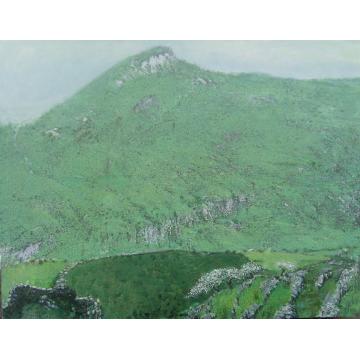 孔阳国画山水雨后春山字画之家