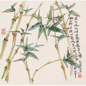 钱行健国画花鸟竹字画之家