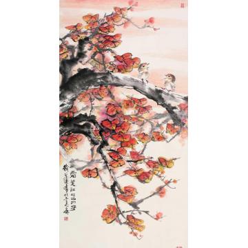 钱行健国画花鸟秋声字画之家