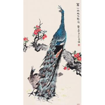钱行健国画花鸟翠羽丹葩字画之家