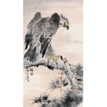 钱行健国画花鸟雄风字画之家