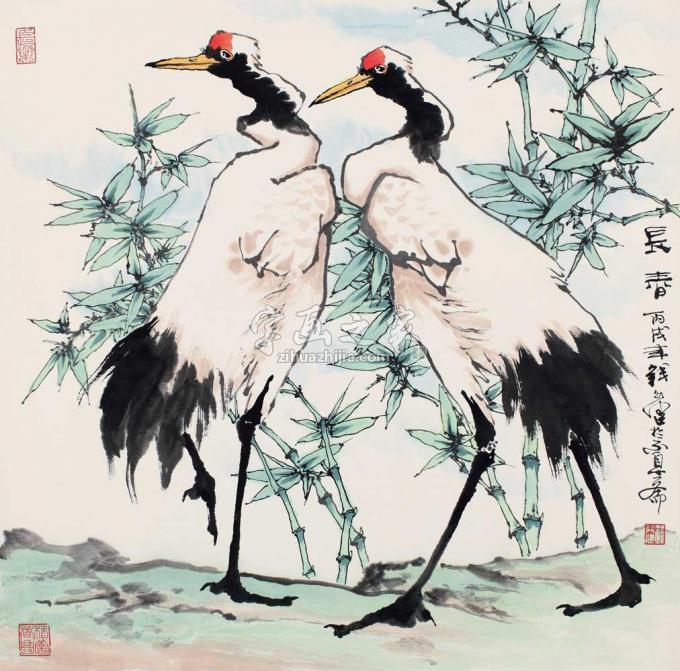 国画家钱行健字画之家