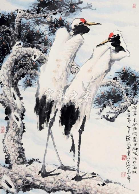 国画家钱行健字画之家