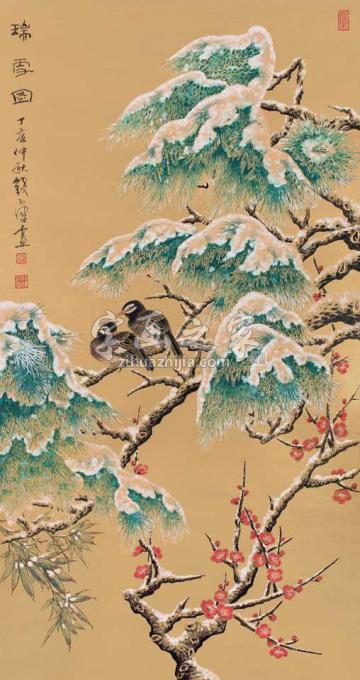国画家钱行健字画之家