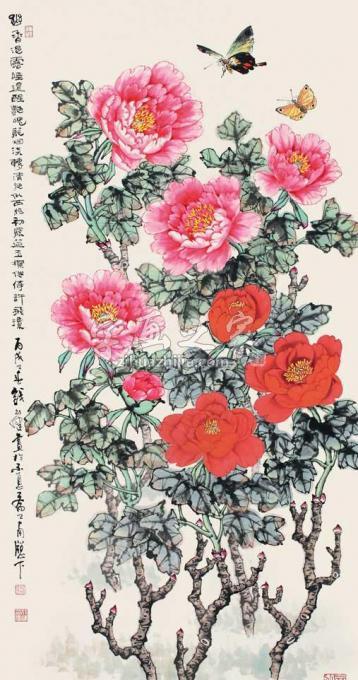 国画家钱行健字画之家