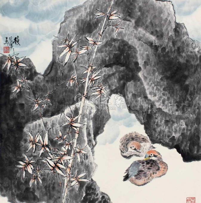 国画家钱行健字画之家