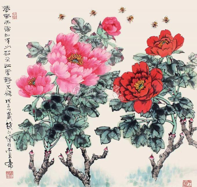 国画家钱行健字画之家