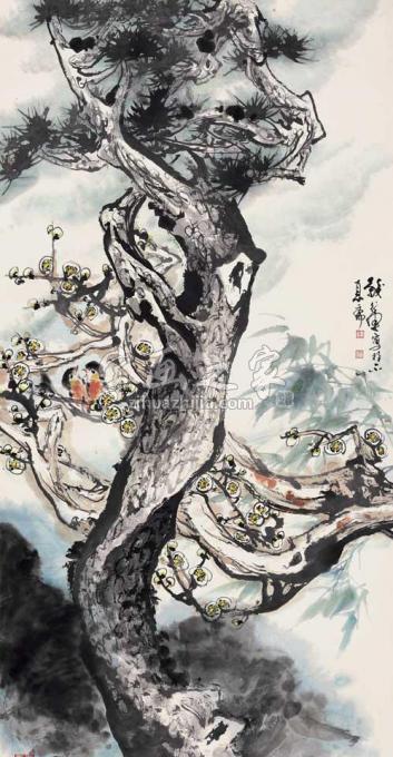 国画家钱行健字画之家