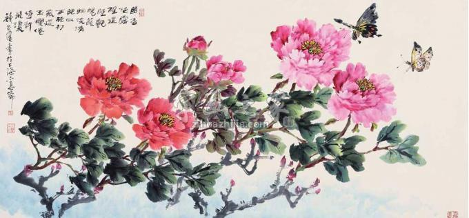 国画家钱行健字画之家