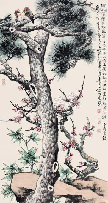 国画家钱行健字画之家