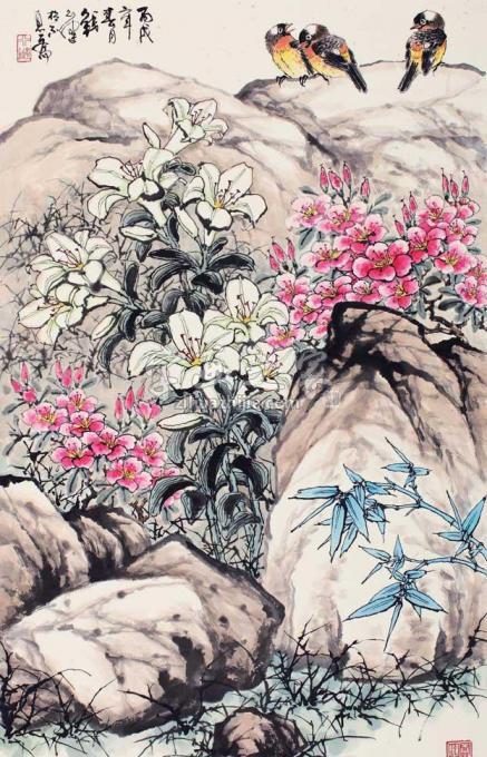 国画家钱行健字画之家