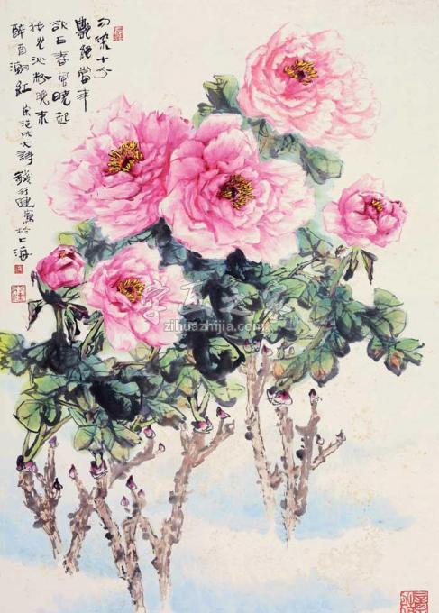 国画家钱行健字画之家