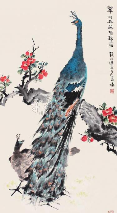 国画家钱行健字画之家