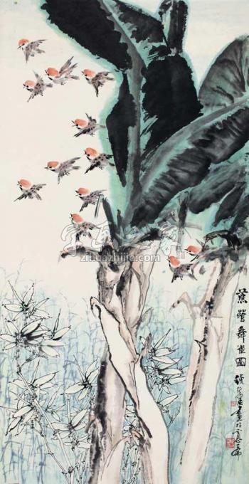国画家钱行健字画之家