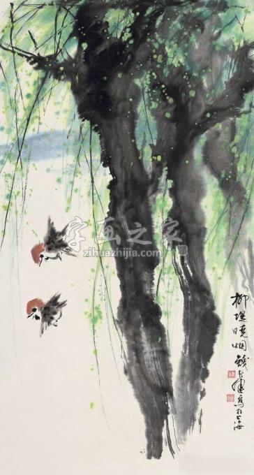 国画家钱行健字画之家
