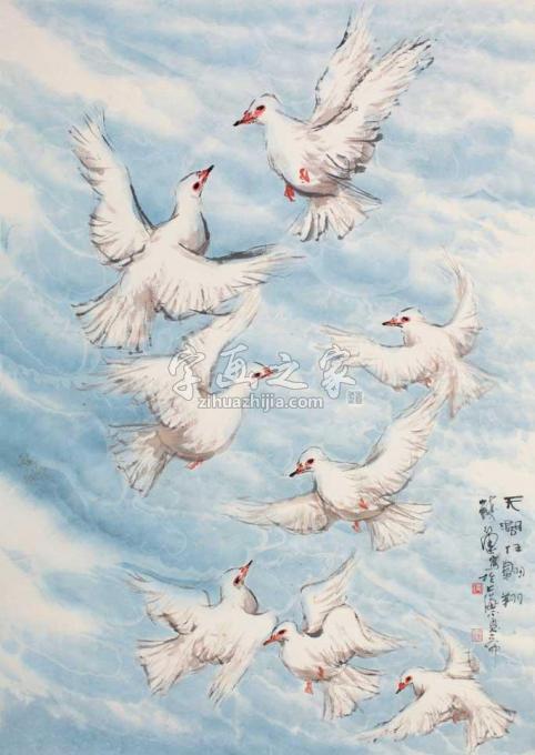国画家钱行健字画之家