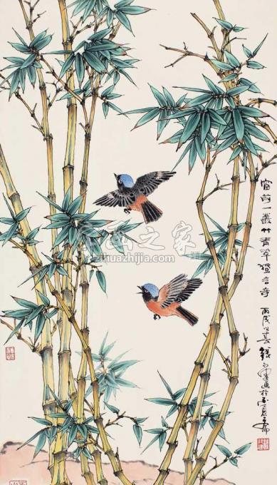国画家钱行健字画之家