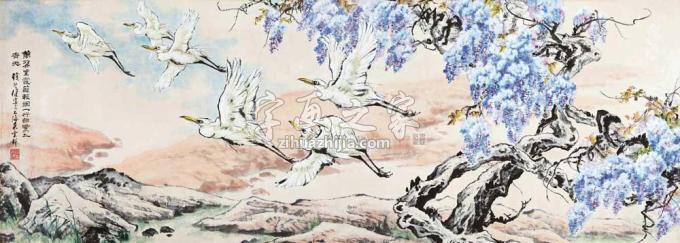 国画家钱行健字画之家