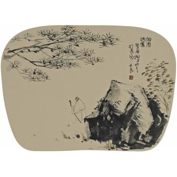温中良国画人物无题字画之家