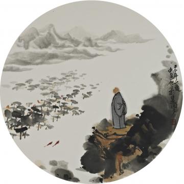 温中良国画人物无题字画之家