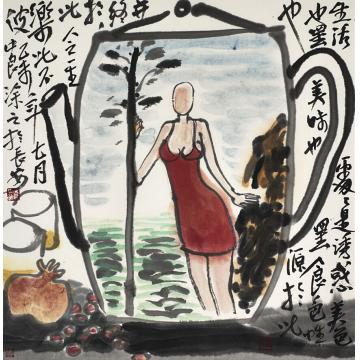 温中良国画花鸟无题字画之家