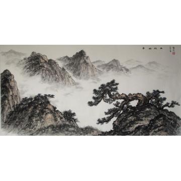 黄德有国画山水奇松探幽字画之家
