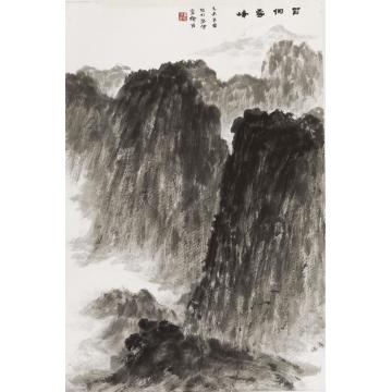 黄德有国画山水百仞云峰字画之家