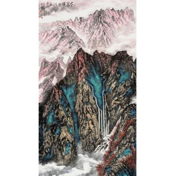 王林森国画山水太华曦照何壮哉字画之家