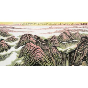 王林森国画山水井冈山字画之家